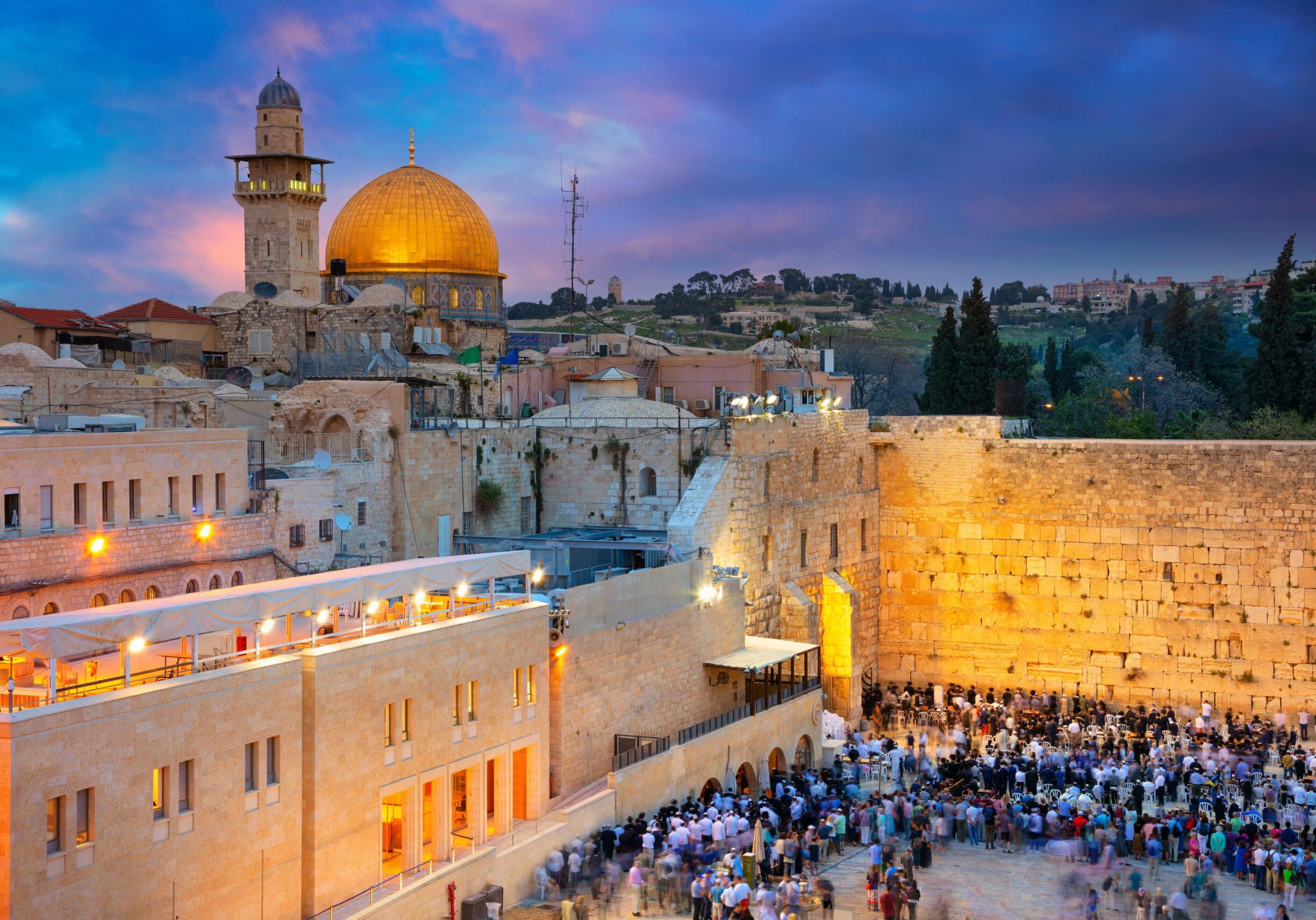 Jerusalem. Cityscape image of Jerusalem, Israel with Dome of the